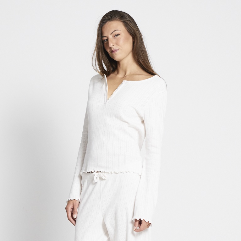 Pointelle-pusero "Paula"